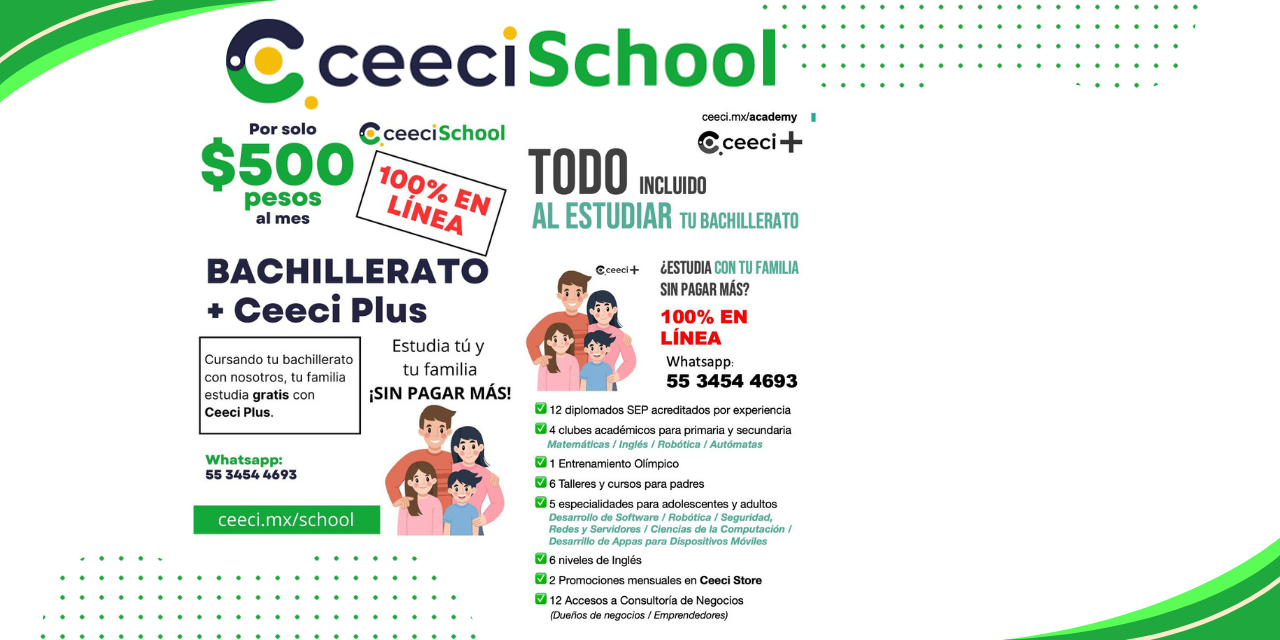 BACHILLERATO EN LÍNEA + CEECI PLUS