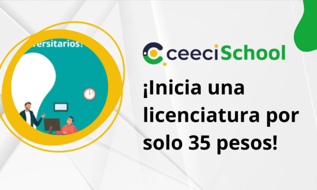 ¡Inicia una licenciatura por solo 35 pesos!