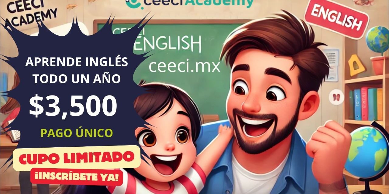 Aprende Inglés todo 1 año por solo $3,500 MXN